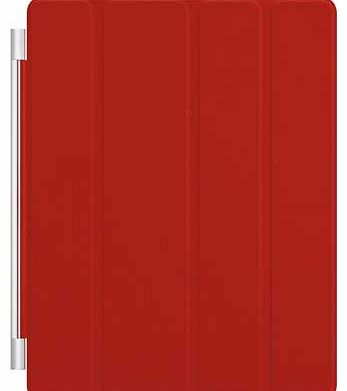 Apple iPad Leather Smart Cover - Red