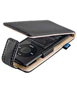 APPLE iPod Nano Leather Style Case - Black