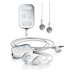 Apple iPod remote and earphones