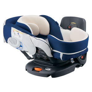 Euro Turn Hi Deluxe Car Seat- Blue HiDX