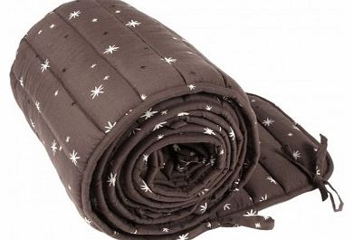 April Showers Stars cot bumper - dark grey `One size