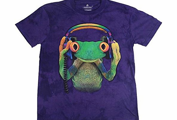 APTRO Mens Cotton Cool 3D Pattern Short Sleeves Tie-dyed T-shirt Music Chameleon L