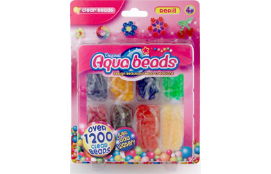 aqua Beads Art - Clear Beads Refill Pack