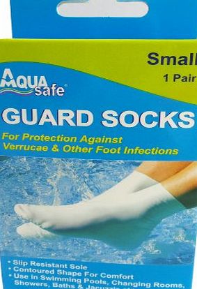Aqua Guard Swimming Socks / Verruca Guard Sock (Verrucae) Small Size 13 - 2.5 (Child / Adult)