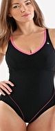 Aqua Sphere Chloe Swimsuit - Black and Pink