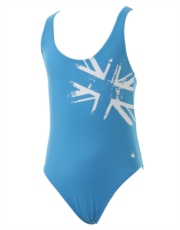 Aqua Sphere Girls Carnaby Swimsuit - Turquoise