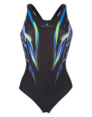 Perth II Swimsuit - Black and Blue