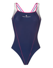 Samoa Swimsuit - Navy and Pink
