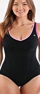 Aqua Sphere Saphire Swimsuit - Black and Pink