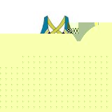 Speedo Endurance Plus Element Cross Back Womens Swimming Costume (Blue/Green 42`)