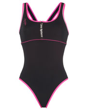 Tifany Swimsuit - Black and Pink