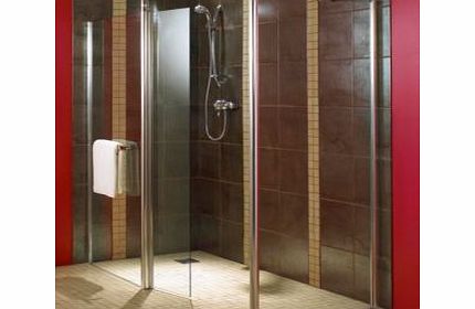 Aquadry Walk-In Shower Screen End Panel (W)900mm