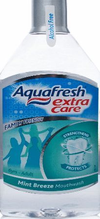 Aquafresh Extra Care Mouthwash Mint Breeze