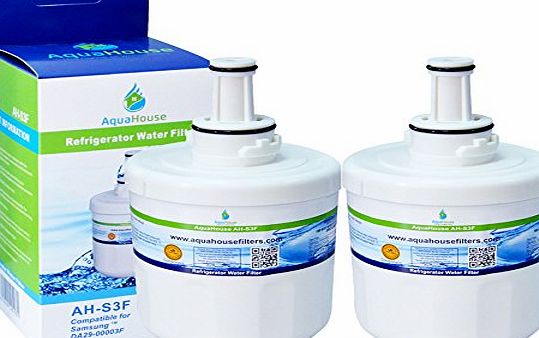 AquaHouse 2x AH-S3F Compatible water filter for Samsung fridge DA29-00003F, HAFIN1/EXP, DA97-06317A-B, Aqua-Pure Plus, DA29-00003A, DA29-00003B