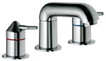 Aqualisa Axis 3 Hole Basin Mixer Tap