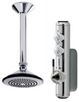 Axis Pumped Digital Shower with Ceiling Mounted Head AXDC2FC