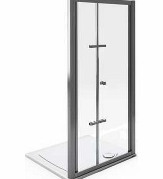 Aqualux AQUA 6 Bifold Door 1900x800mm Enclosure - Silver
