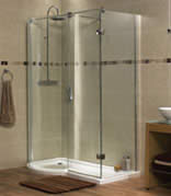Aqualux Aquaspace B-Shape Walk In Shower Enclosure Right Hand Entry