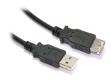 Aquarius 5M USB 2.0 Extension Cable - Black