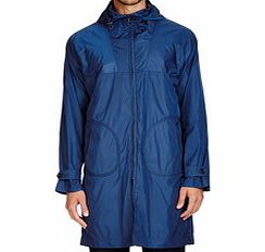 Aquascutum Dunoon technical blue trench coat