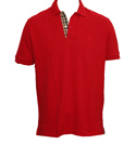 Red Pique Polo Shirt