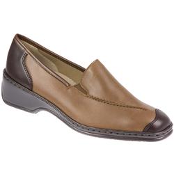 Ara Female Reggio Leather/Other Upper Leather/Other Lining in Brown Leather, Brown Suede