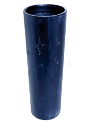 Black Resin Round Cone Planter Small