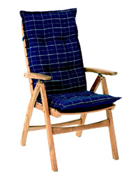 Arboreta Cushion for Brampford Garden Chair Naxos Blue