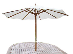 Garden Parasol 2.1M Cream