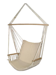 Hanging Garden Hammock Chair with Wooden Frame