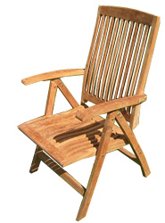 Arboreta Helston Reclining Garden Chair