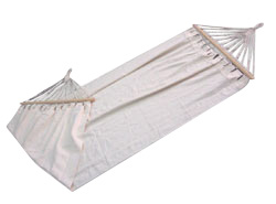 Natural Garden Hammock with Wooden Frame