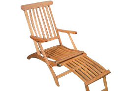 Oak Steamer Garden Chair