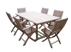 Arboreta Padstow Garden Table and Chairs Set