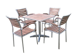 Torino Teak & Aluminium Garden Furniture 4