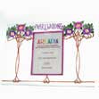 Arcadia Pearl Wedding Glass Photoframe
