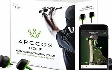 Arccos Golf Real-Time GPS and Golf Stat Tracking System (14-Sensor Pack)