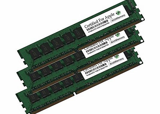 12GB Kit (3 x 4 GB) RAM Memory Upgrade Certified for Apple Mac Pro 8-Core 2.4GHz Mid 2010 (MC561LL/A) 2CPU DDR3 Model Rank 2 Memory