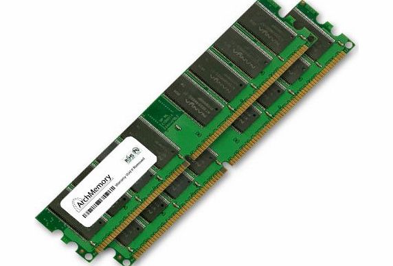 Arch Memory 2GB (2 x 1GB) RAM Memory for the Dell Dimension 8400 (DDR2-400, PC2-3200) Upgrade