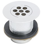 1 1/2 Chrome Shower Waste with Removable Grate