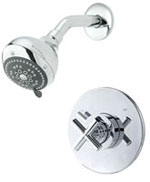 Contemporary Concealed Thermostatic Shower and Kit