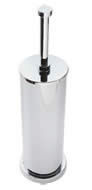 Architeckt Freestanding Toilet Brush and Holder with Chrome Plated Brass Body