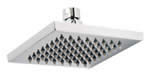 Square Chrome Shower Head 128mm
