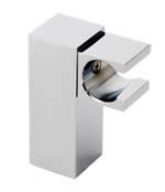 Square Chrome Shower Head Wall Bracket