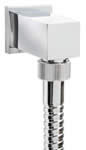 Architeckt Square Chrome Wall Union Elbow for Concealed Showers