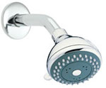 Targa 5 Spray Chrome Fixed Shower Kit