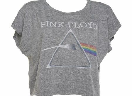 Ladies Heather Grey Pink Floyd Dark Side of the