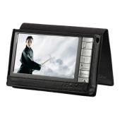 archos Black Leather Stand Case For 404
