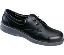 Arco Womens 646 Safety Shoe Leather Upper in Black