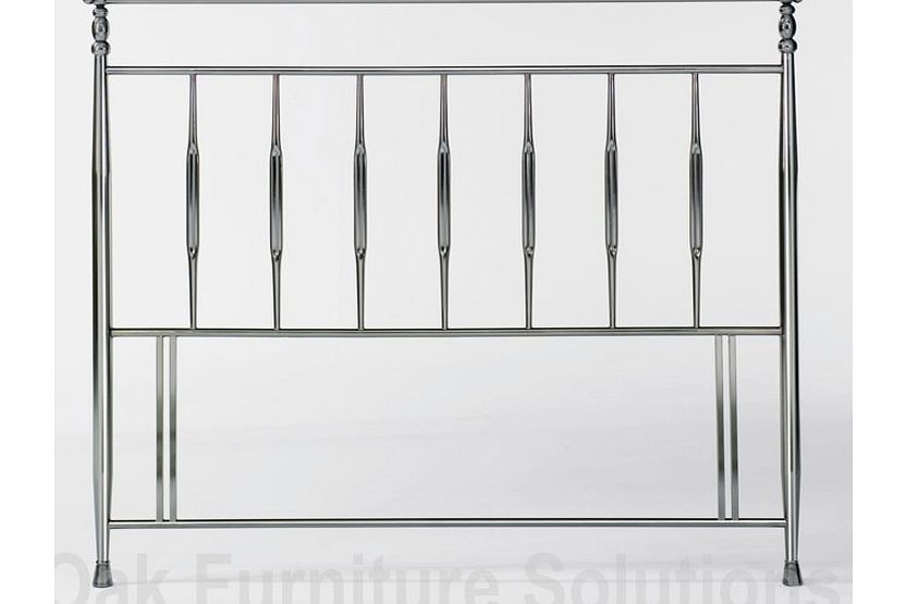 Arden Antique Nickel Headboard - 135m - Double
